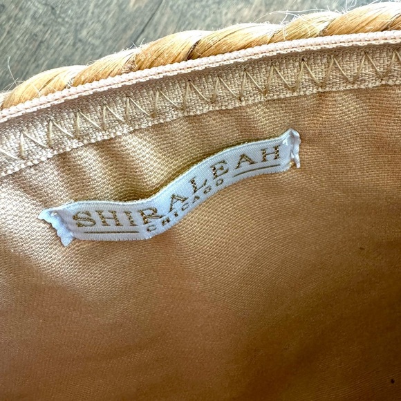 Shiraleah Chicago Melia Multi Color Vegan Jute Clutch Purse Beach Made In India - Picture 7 of 8